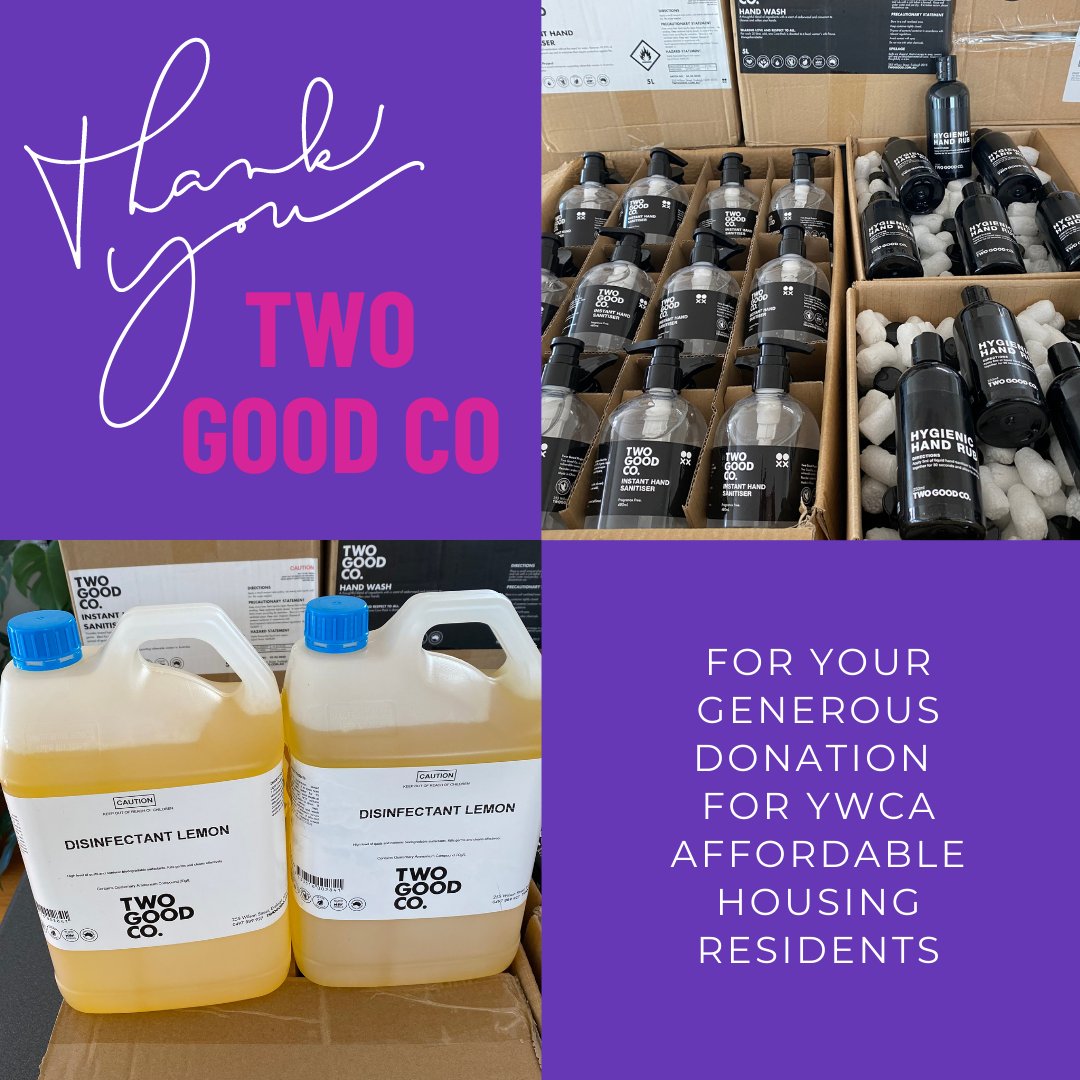 YWCA National Housing (@ywcanathousing) on Twitter photo A big thank you to <a href="/twogoodco/">Two Good Co</a> who have donated a significant amount of their hygiene products for distribution to residents in our affordable housing! A big thank you to <a href="/twogoodco/">Two Good Co</a> who have donated a significant amount of their hygiene products for distribution to residents in our affordable housing!