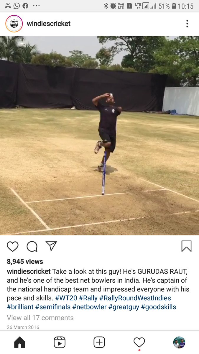 gurudasraut's tweet photo. T20 World Cup  2016
Windies #Caribbean #Tour #IndianTeam # India #TeamIndia #IndianCricket ... The amazing GURUDAS RAUT with the other nets bowlers in Nagpur.Explore Instagram posts for tag #netbowler - Picuki. com.@ARPITAARYA @chitraaum @darensammy88 @PCCAIOfficial https://t.co/qGsPMcitCm