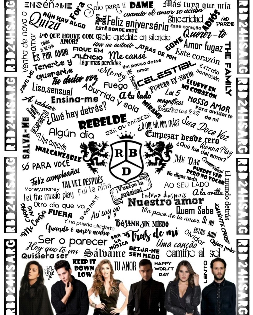 RBD24HorasArg's tweet photo. Todas estas canciones que dejaron huella en la música entre 2004 y 2008 regresaron en este 2020 para hacer historia nuevamente...QUE EL MUNDO SE ENTERE QUE VOLVIÓ LA MÚSICA DEL GRUPO MÁS EXITOSO @Anahi @DulceMaria @MaiteOficial @Ponchohd @christopheruck
@christiancha #RBDisBack https://t.co/T2K3yoazZd