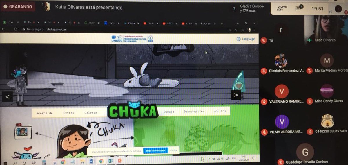 Barrio_Seguro's tweet photo. #DGSCInforma | Capacitación virtual a docentes de I.E. del #BarrioSeguro "Belén" en coordinación con @UNODC_PERU quien presentó la herramienta #Chuka contra la violencia 💪🇵🇪. https://t.co/5Aq9gx4cnk