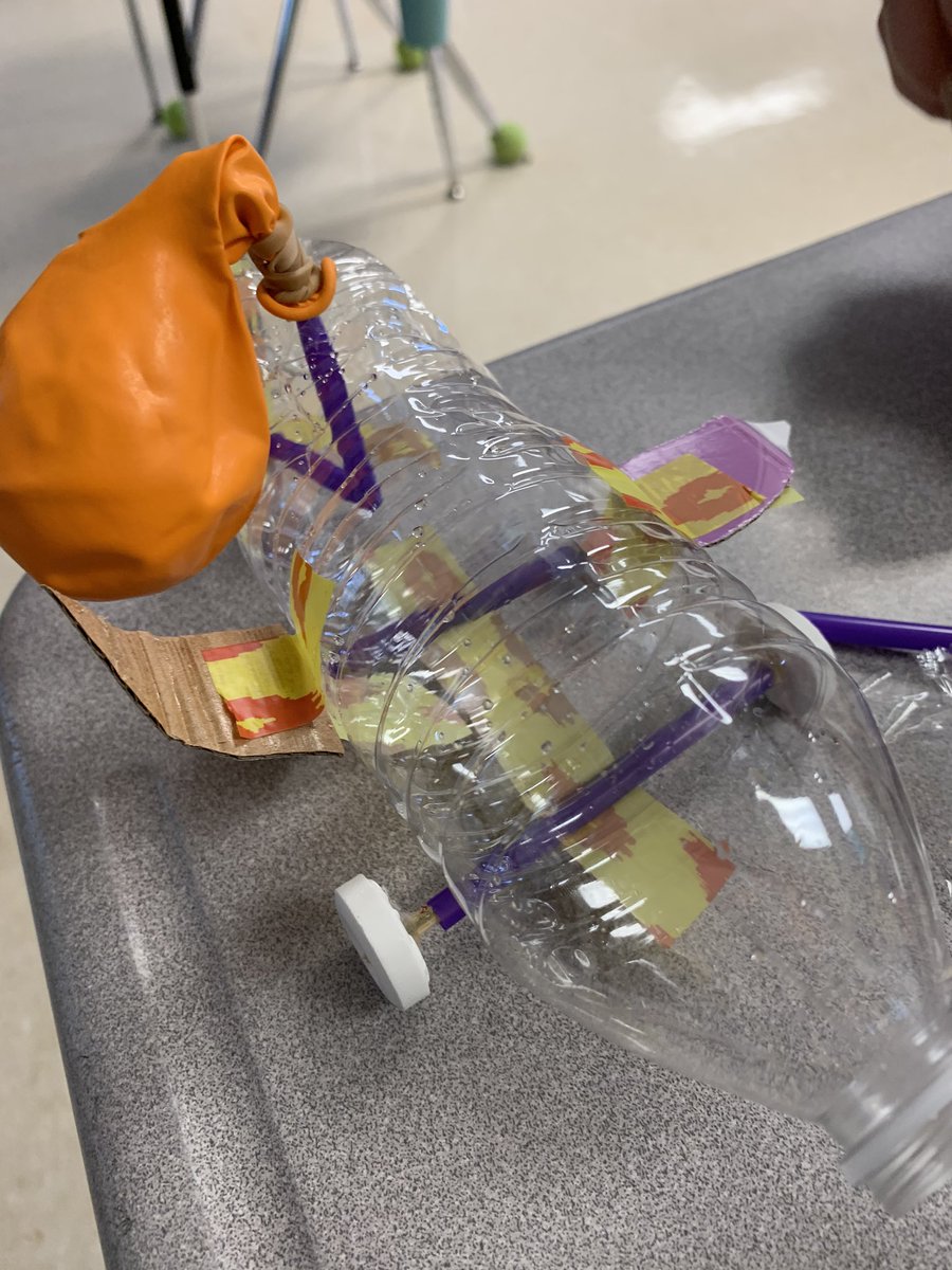 MrsNorman604's tweet photo. We started balloon cars today after designing them on paper the last few days. I’ve got some hard working 5th grade engineers! #isdstrong #youngengineers #weareblackburn https://t.co/ngCjmyCMq1
