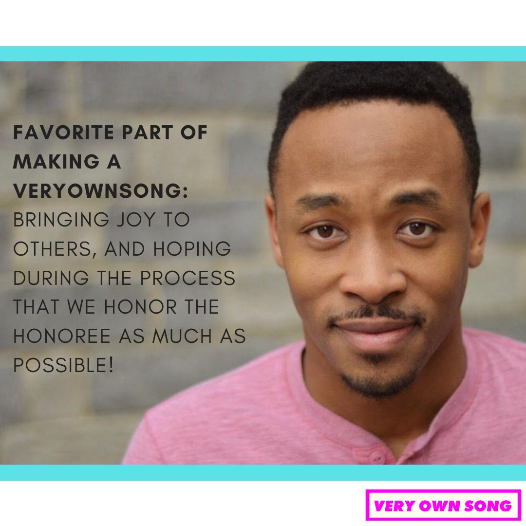 VeryOwnSong's tweet photo. Meet Torrey, one of VeryOwnSong’s singers! 🎤 🙌 You can catch him belting some tunes on our website! https://t.co/HTFlcXhJOu
