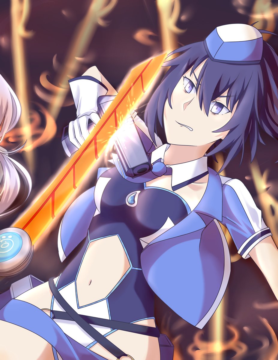 myondusk's tweet photo. My two pieces for @DestiZine, Rena and Chisato -- it was really fun to work with effects for these!
#magiarecord #pmmm https://t.co/o0P1fqkK6Q