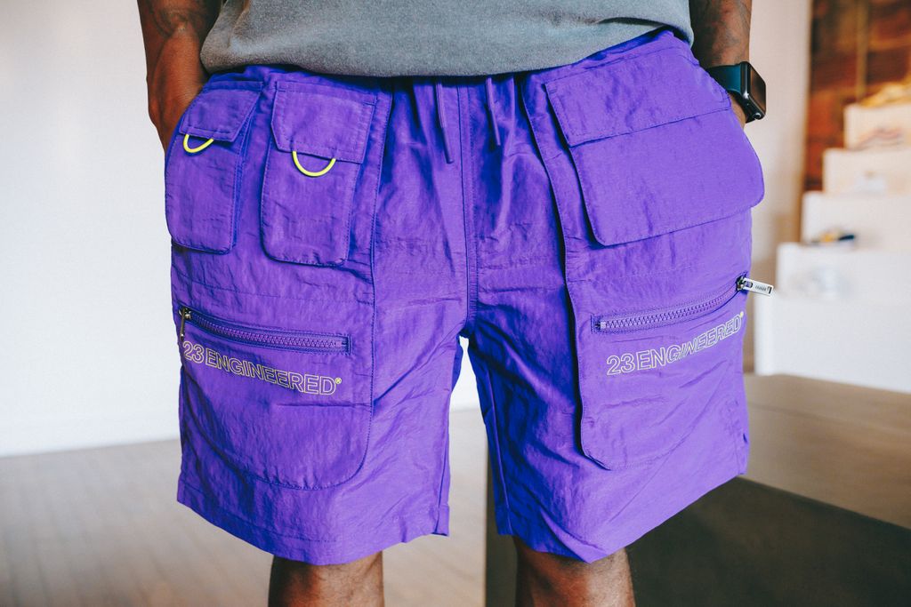 air jordan purple shorts