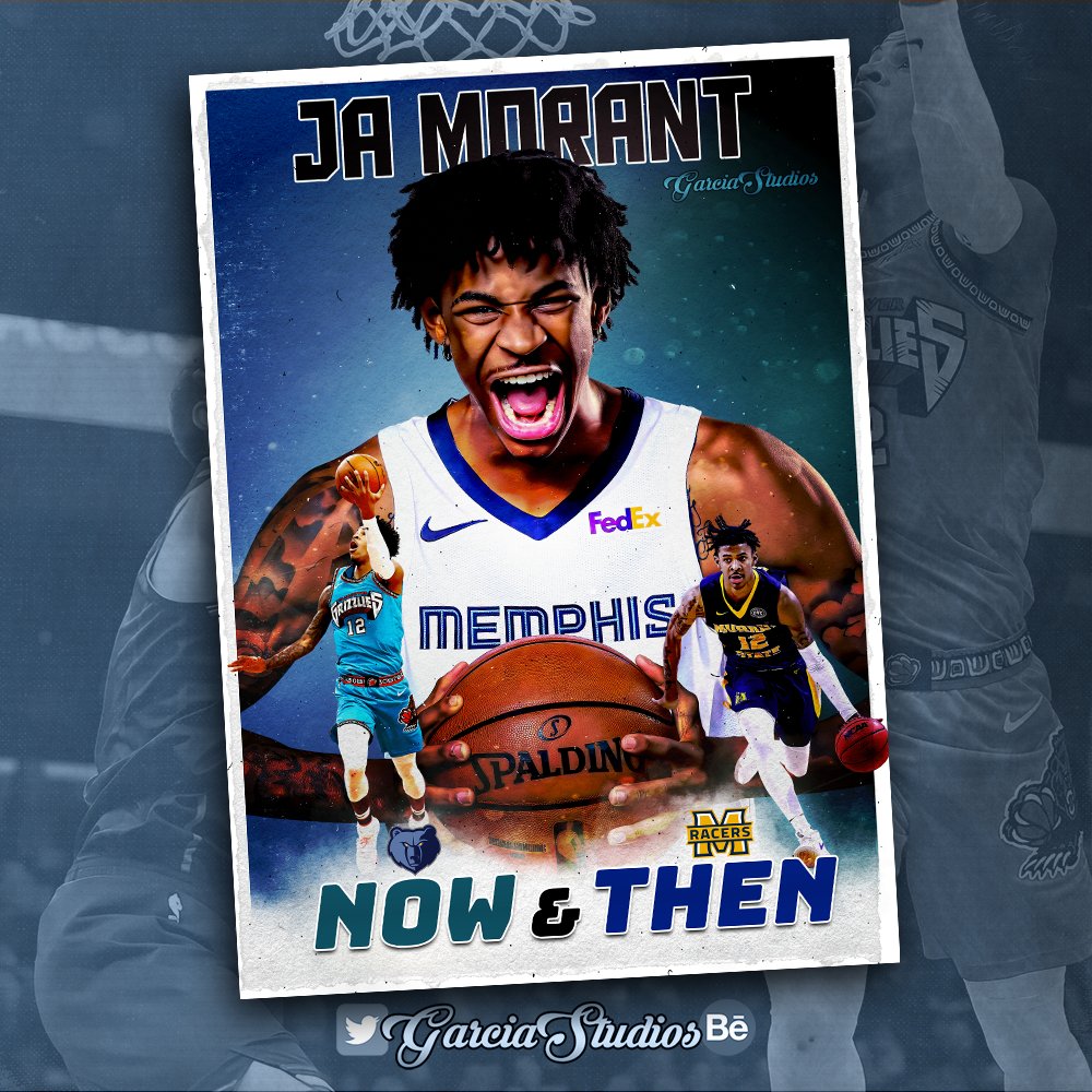 GarciaStudios's tweet image. The 2019-20 #KiaROY is… @JaMorant! #NBAAwards
Here's my custom card design for Ja, NOW, in Memphis and THEN, at Murray State.
---------------------------------------------------------------
#handlelife #3pointer #bball #jamorant
l8r.it/W3yd