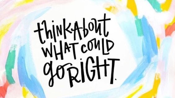 drmarciatate's tweet photo. It’s too easy to imagine what can go wrong. Why not try imagining what can go right instead? Train your mind to think of the good and not just the bad. #edchat https://t.co/ECcxp4qfo3