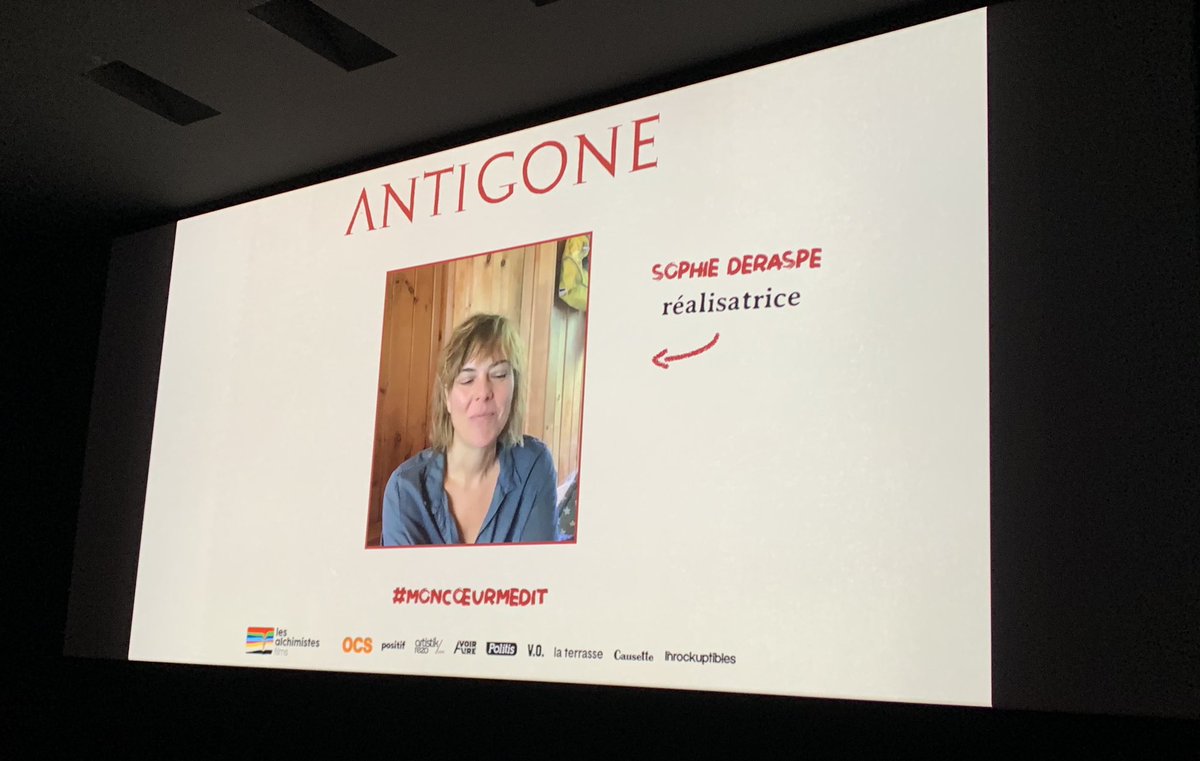 Pascale_Cosse's tweet photo. « Les aspirations de la jeunesse dans le monde d’aujourd’hui,  une valeur forte qui unit la France et le Québec dans leur relation privilégiée » @CDalphond_DGQP lors du lancement  du film #Antigone de @SophieDeraspe porté par @alchimistesfilm  avec la Délégation du Québec à Paris https://t.co/7k98ePulfy
