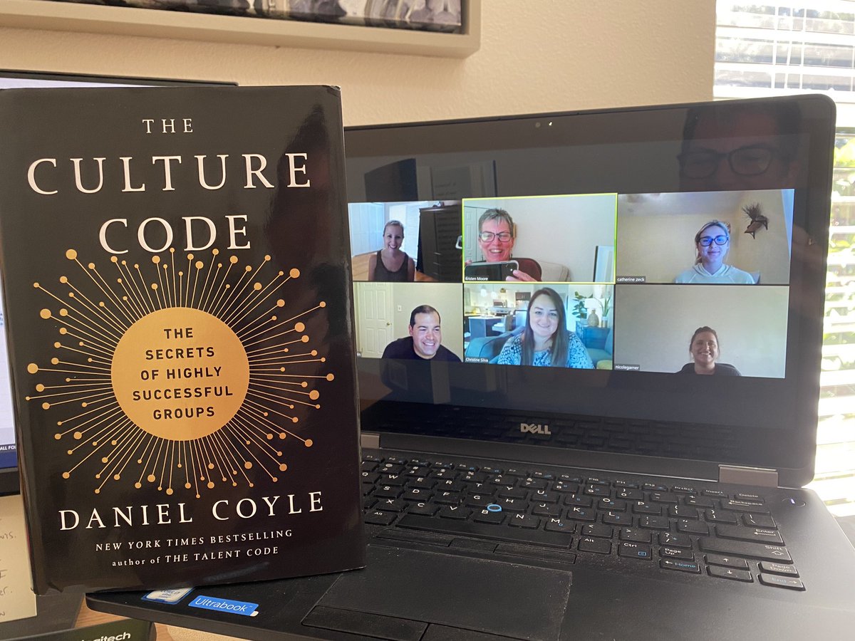 WFH did not stop our <a href="/Brixmor/">Brixmor Property Grp</a> book club which moved virtually, allowing us to include people from multiple offices. Great discussion on how to actively build a strong team culture which is intentional and not just group chemistry.