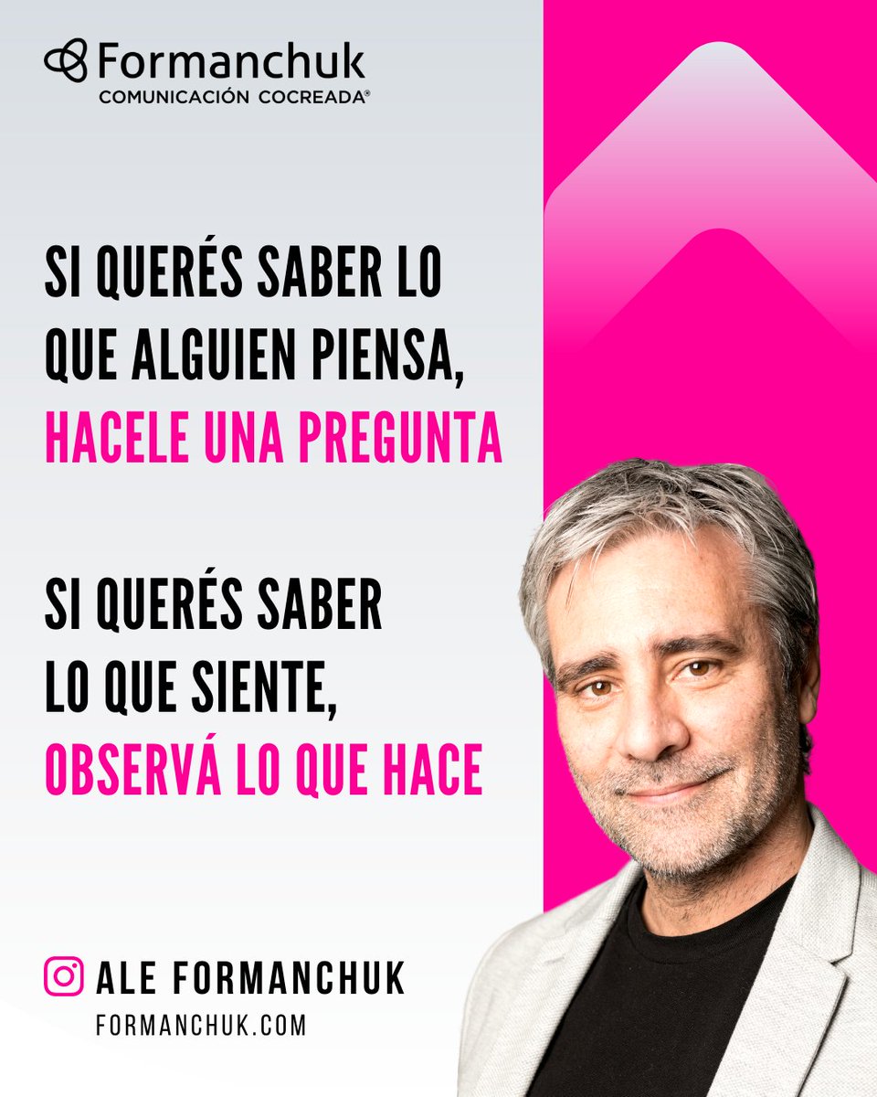 formanchuk's tweet photo. Pensar, sentir y comunicar 👇
#Dircom #comunicaciónestratégica #relacionespúblicas #ComunicacionInterna #formanchuk https://t.co/P5QImXQn3u