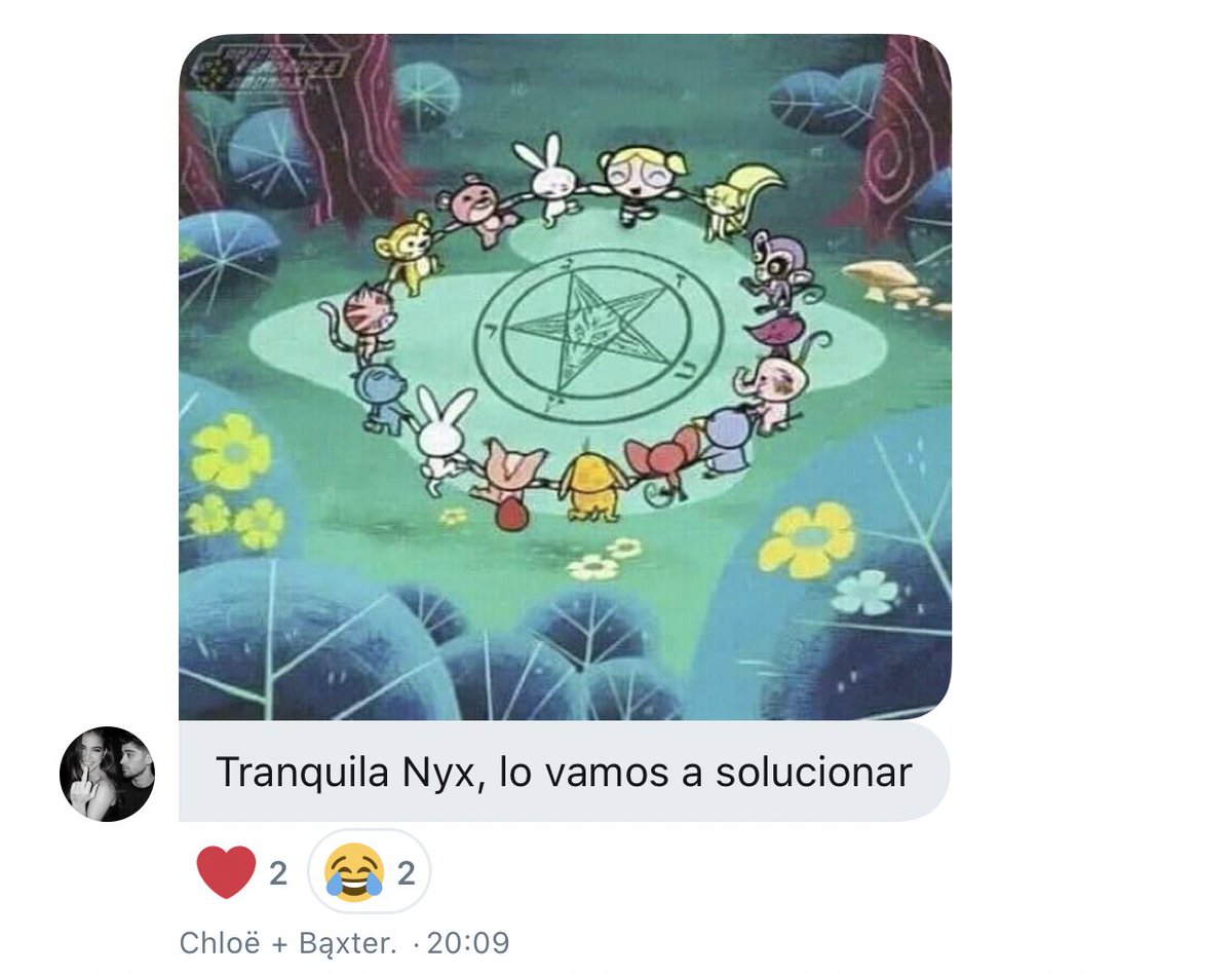 lesderives's tweet photo. Nyx viene a decir que se enculó. 

Las Dérives: https://t.co/3a3YtBVhWV