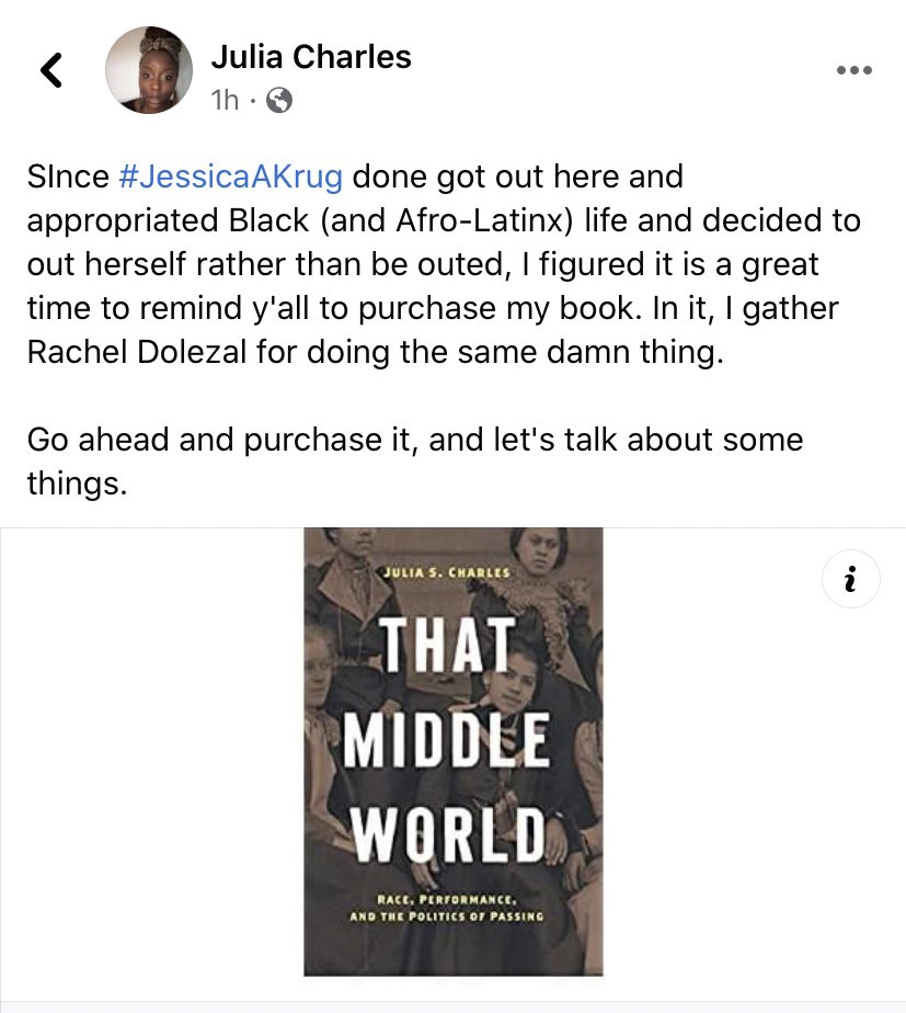 RISunshine's tweet photo. Amplify this actual Black woman’s scholarship #ThatMiddleWorld h/t Dr. Julia Charles #CiteBlackWomen 
https://t.co/4C6Zwm3iSJ https://t.co/poYTVIy1Yf