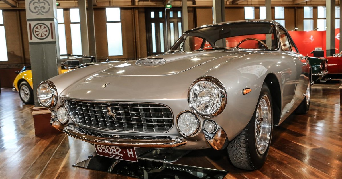 Motorclassica's tweet photo. A highlight for the marque at #Motorclassica came in 2015 when a 250 GT Berlinetta Lusso, scooped the pool, earning the award for the #bestinshow out of the hundreds of cars on display. Only 350 were constructed, the car was the road focussed derivative of the 250 GT SWB. https://t.co/CfB8fb9Jee