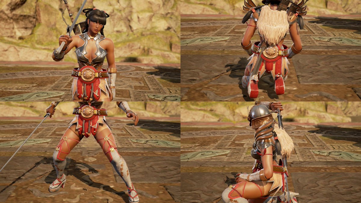 Flo_117_'s tweet photo. ⚔️🧿Aera Abrale, Commander-in-Chief of Queen Amina's Army🧿⚔️
#SCVI #SOULCALIBURVI #ソウルキャリバー6 #ソウルキャリバーVI #H2Flow #Geralt #SCVI_GER #CaS #CreateASoul #costume #creation #OC #nubian #fantasy #story https://t.co/icpwXGQ5kx