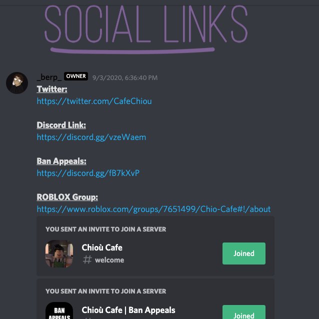 Chioucafe Hashtag On Twitter - roblox cafe discord