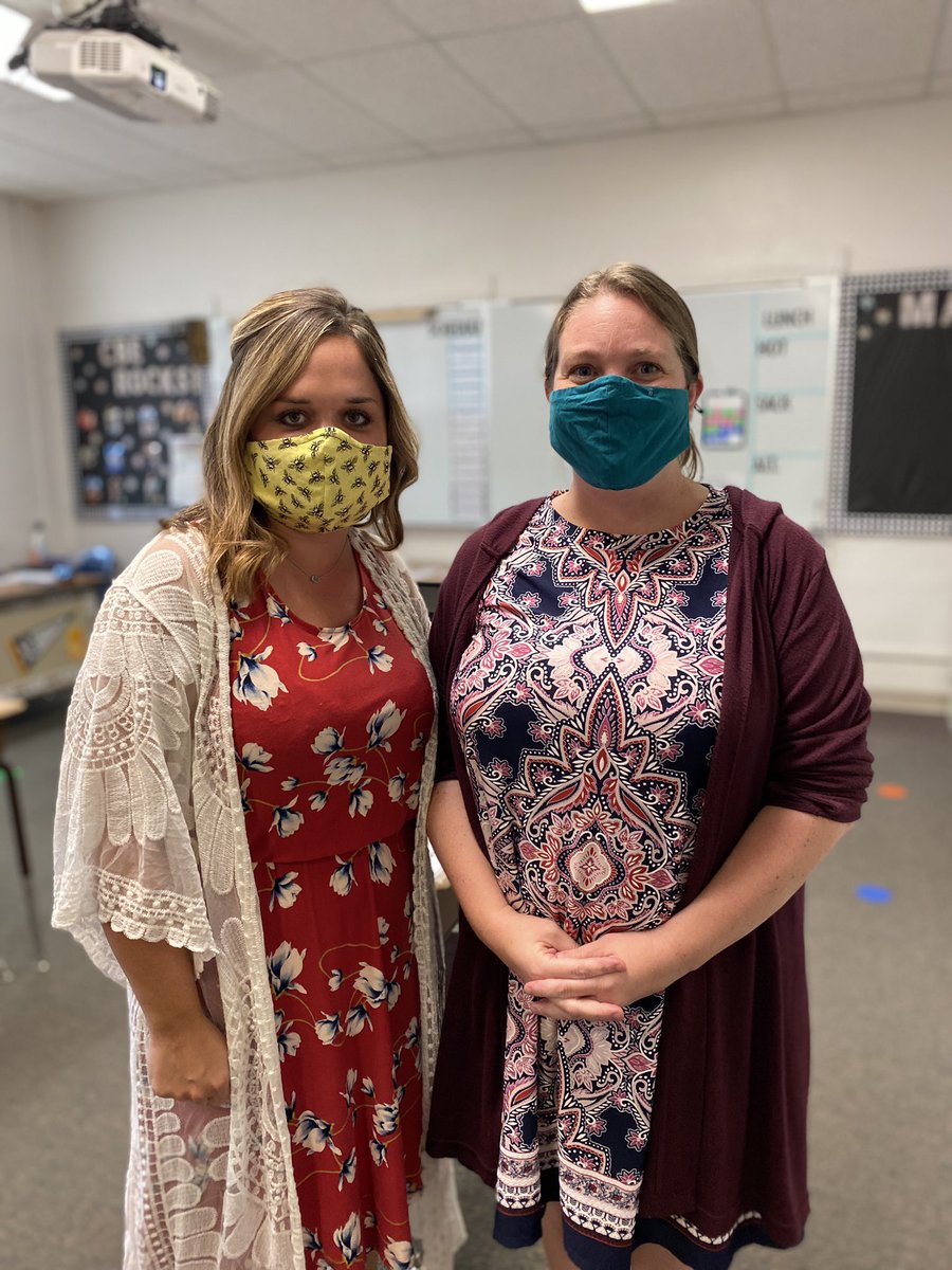 mrs_shave's tweet photo. Today we had open house to meet our students! It was SO GREAT to see their masked faces...I assume smiling :) Great team! Great school! Great district! #ThriveIn375 https://t.co/4L4VWTHdhD