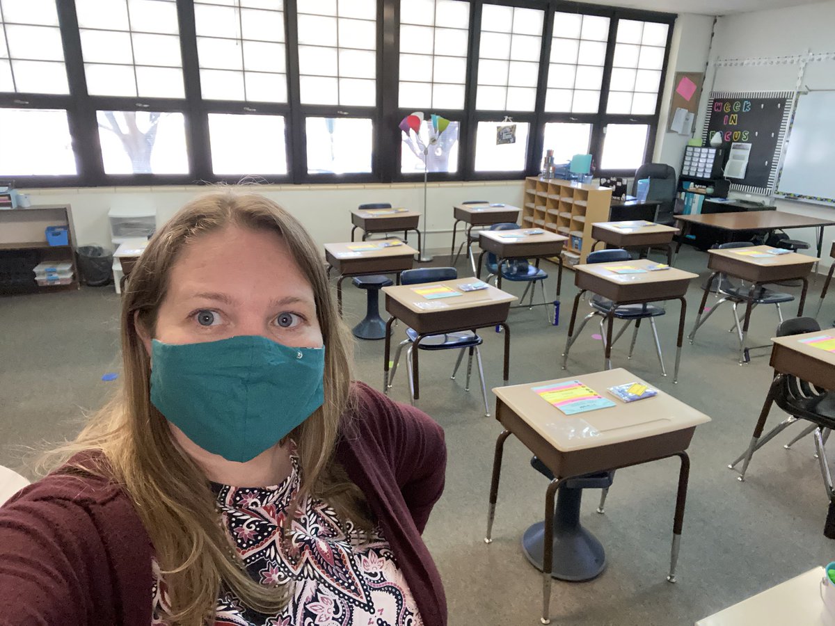 mrs_shave's tweet photo. Today we had open house to meet our students! It was SO GREAT to see their masked faces...I assume smiling :) Great team! Great school! Great district! #ThriveIn375 https://t.co/4L4VWTHdhD