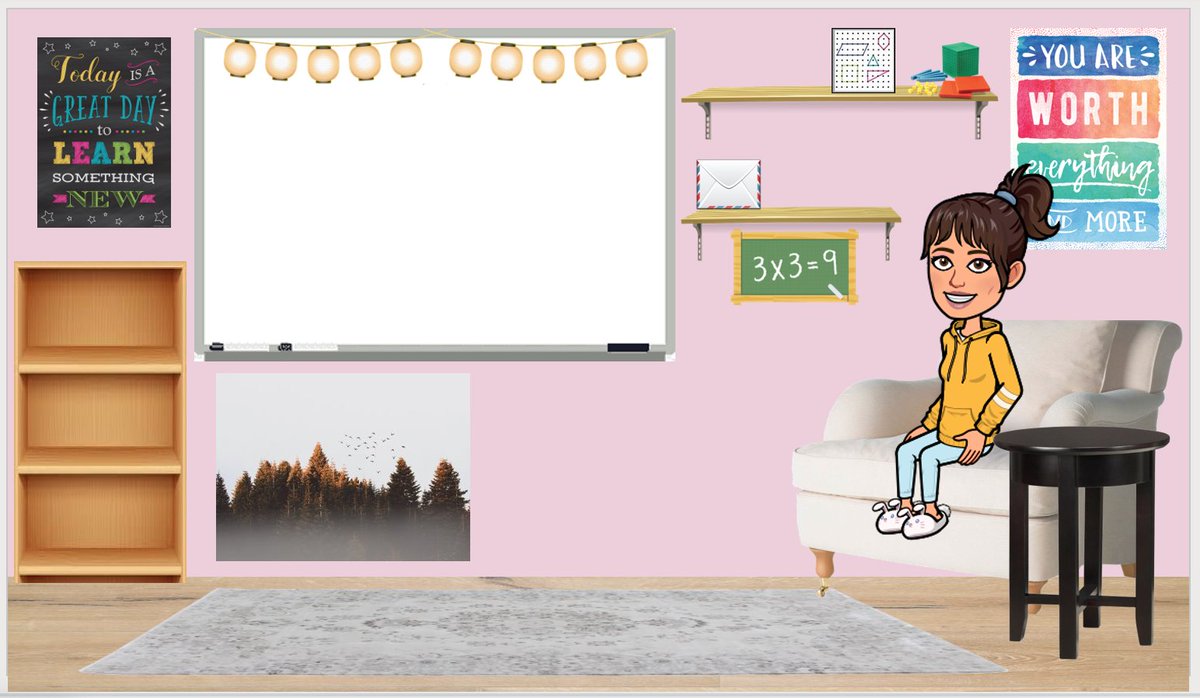 MissSamICSD's tweet photo. Hello! Welcome to a brand new school year with a brand new way of teaching! This is only part of my bitmoji classroom with clickable links including a link to the Junior Ranger program, a multiplication table, and base10 blocks. https://t.co/2ypEv5mvmC