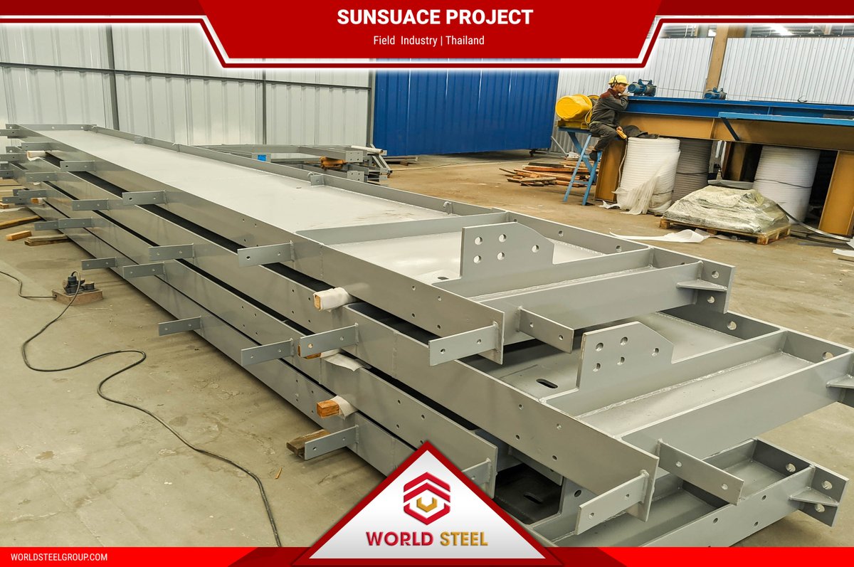 WorldSteelMM's tweet image. 🌟🌟SUNSUACE EXPORT PROJECT - THAILAND🌟🌟
➡️On June 11, 2020, WorldSteel exported steel structure of Sunsuace warehouse project.
👉 𝘿𝙚𝙩𝙖𝙞𝙡𝙨: ow.ly/ElHV50BgJPk
#WorldSteelGroup #IAS #AC472 #Sunsuace #PreEngineeredSteelBuildings #SteelStructure #MetalBuildings