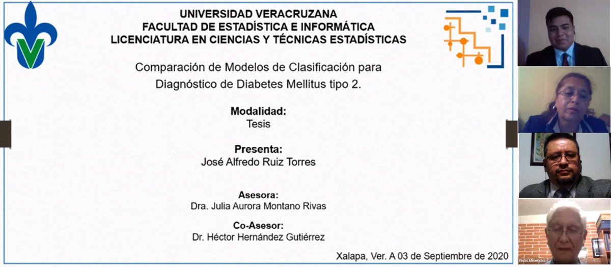 ¡Cerramos la jornada con un graduado más! Nuestras más sinceras felicitaciones para José Alfredo Ruíz quien culmina sus estudios en la Licenciatura en Ciencias y Técnicas Estadísticas! #TeamEstadísticaUV 📈📊🥳👏👊