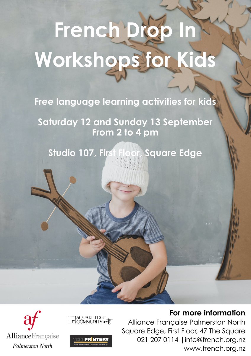 AFPalmy's tweet photo. Come down to Square Edge First Floor on Saturday 12/09 from 11am and on Sunday 13/09 from 2pm. Different free workshops for children and adults: crêpe-making event, crafts for children and French taster class for adults!

Space limited so first come, first serve!

See you all! https://t.co/MsWVOJK0AY