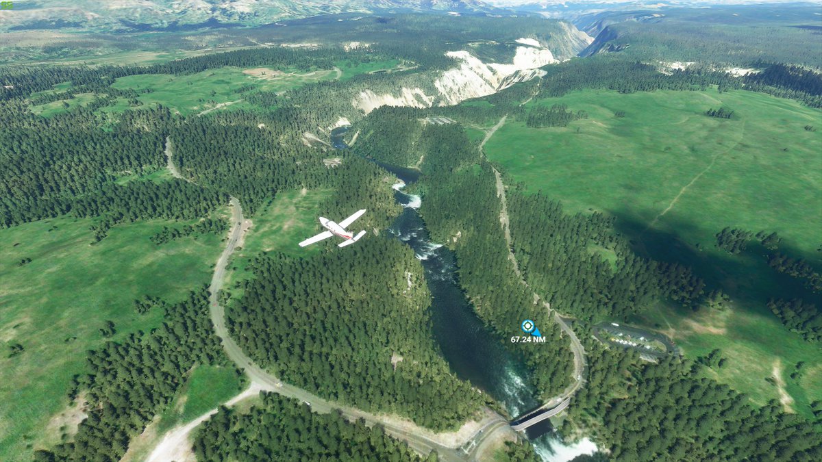 Grand Canyon of the Yellowstone mostly works imo?? Definitely would love a mod or DLC that adds in hand made waterfalls because the waterfalls the game generates are bad.