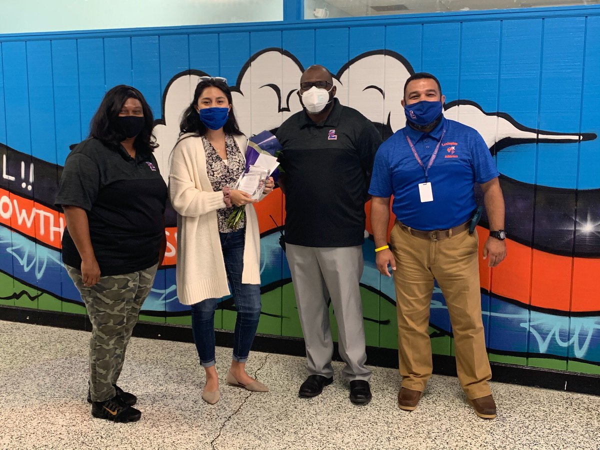 PrincipalAZaeem's tweet photo. Congratulations @MsSanchezLMS on being @LCSJackets Teacher of the Year. Very much deserving of this award. @LexMidSchool https://t.co/4SFiNuhwWn