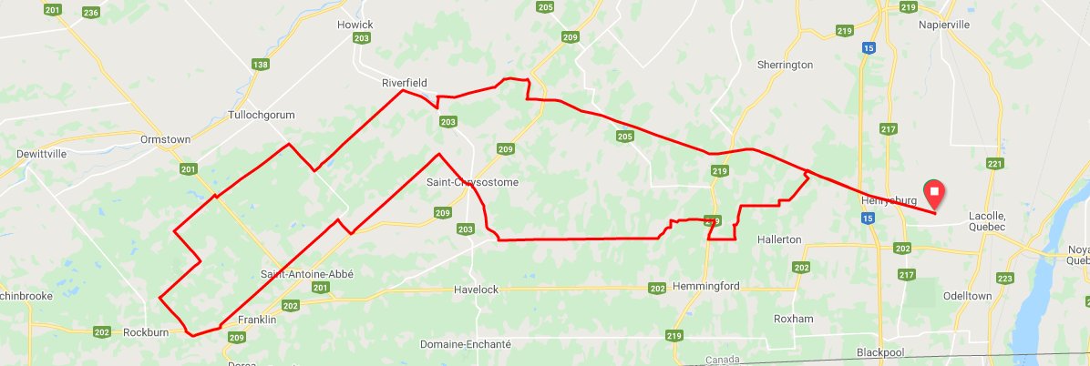 CycleFunMtl's tweet photo. Very nice easy Lacolle Franklin and easy-return ride. 120 excellent kilometres, scenic ones too.
Bought apples at verger Stevensons orchard (my family is a customer there for over a century!) which is the farthest point on the ride & carried them 58 km back to the car.
#JerseyMac https://t.co/tIm4dLl9Kv