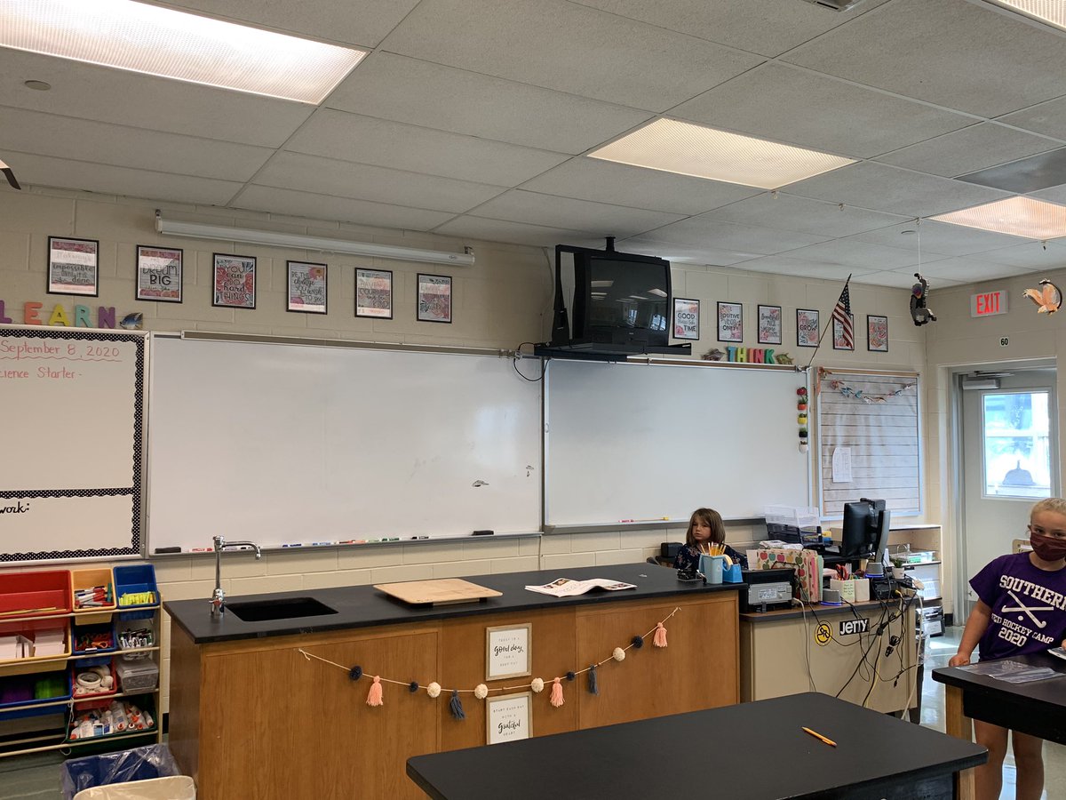 So ready and excited to welcome students to my classroom Tuesday with some help from my girls (who all want to be teachers one day!)