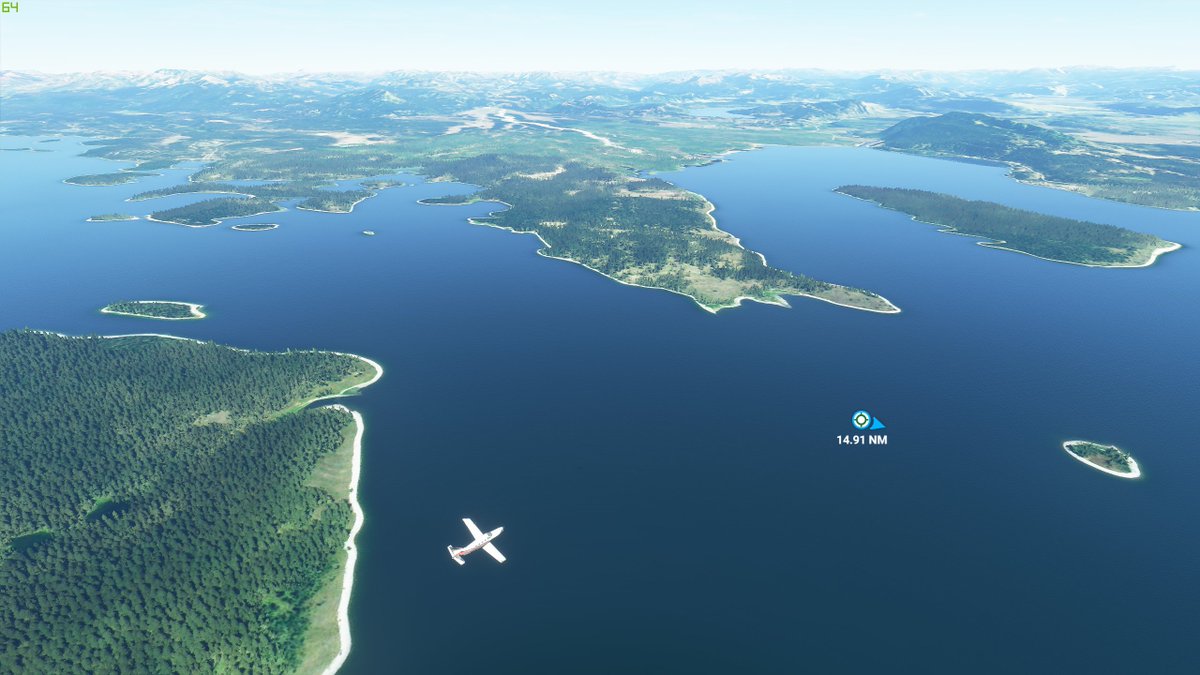 different angle here but I didn& #39;t even remember until I flew over it that I had once used a cities skylines map modeled after this part of GTNP