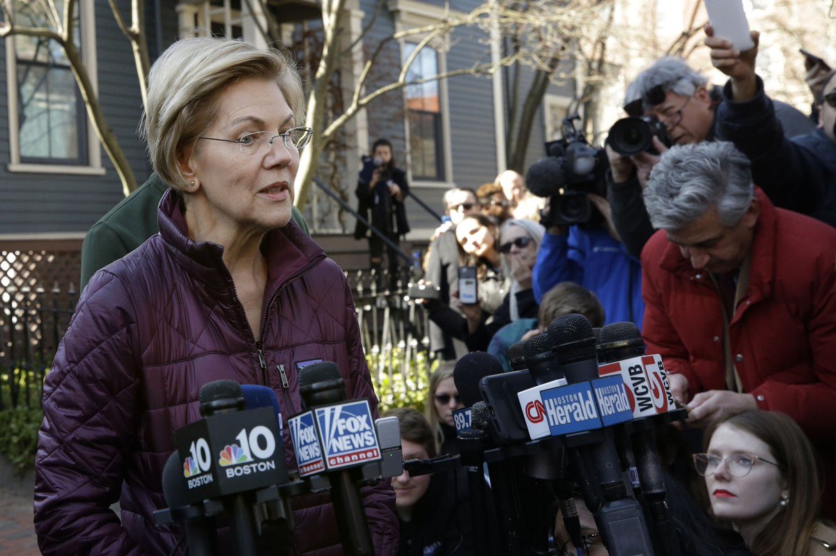 MARCH 5th• Elizabeth Warren drops outSenator Elizabeth Warren of Massachusetts, one of the leading candidates in the 2020 Democratic primary, ends her campaign after poor performances in the initial primaries.