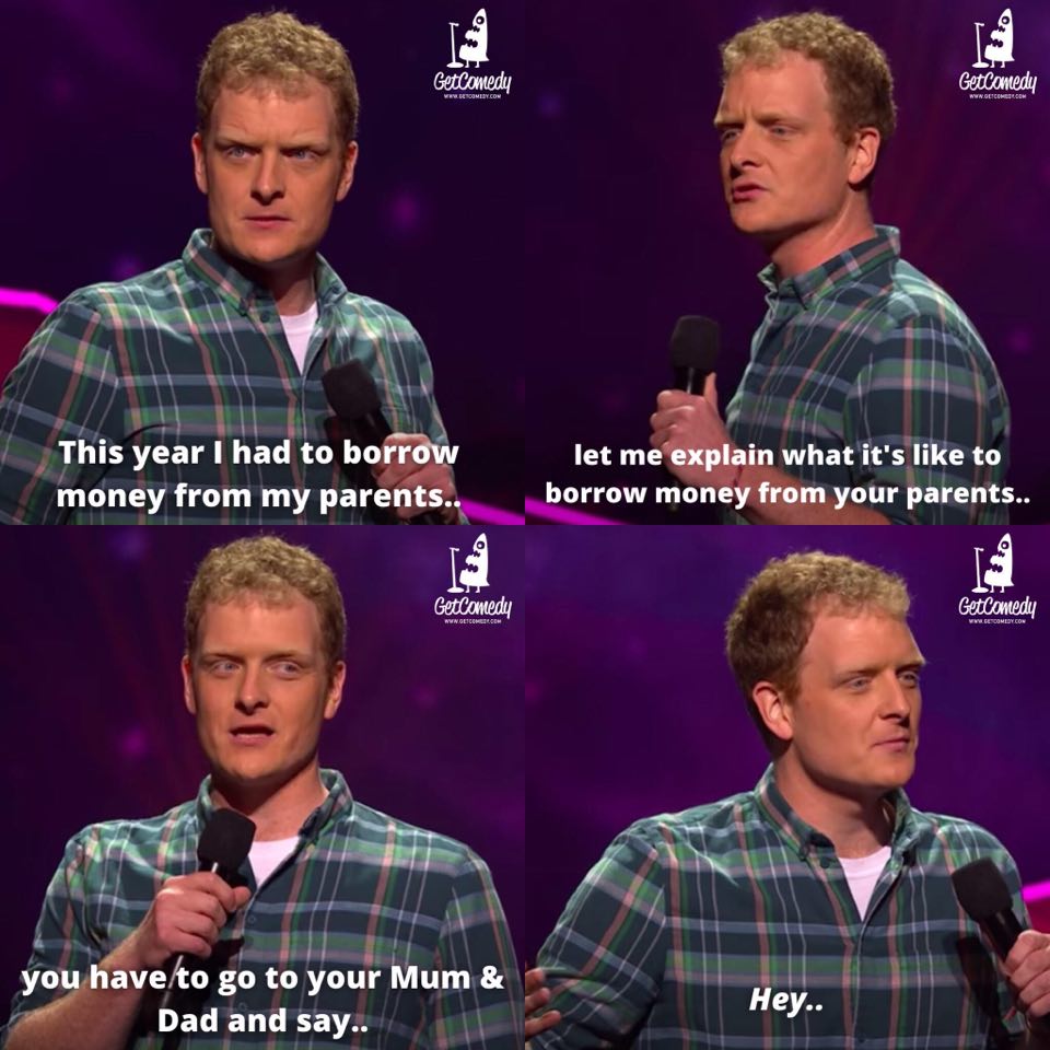 getcomedy's tweet photo. ππ Having to borrow money from your parents.. π° π¬ @thejohnhastings
#comedy #comedyshow #london #canada #johnhastings #getcomedy #londoncalling #standupcomedy #parents #melbourne #money #micf https://t.co/DBv5OlWaKH