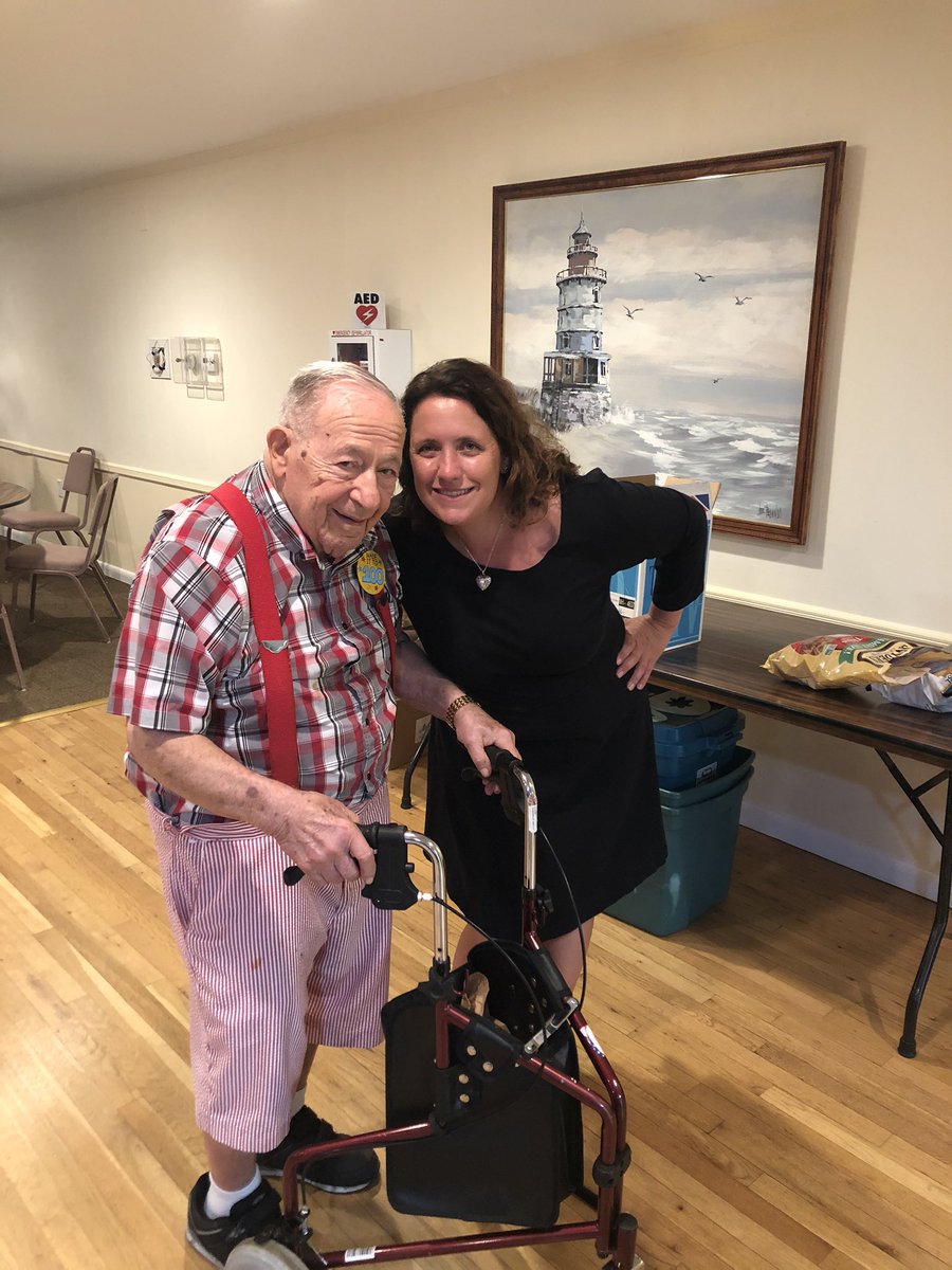 katmccarney's tweet photo. 100 years young! Happy Birthday S. Thomas Mineo. He’s always been super proud that his granddaughter is a teacher. ❤️ @HTSD_Wilson @HamiltonTwpNJ @GEwilsonPTA @HTSDCurriculum @ScottRRocco https://t.co/bCdjBzriYG