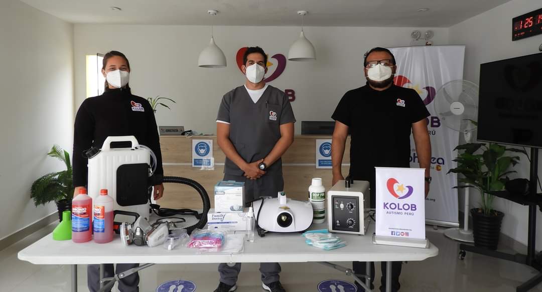 AutismoKolob's tweet photo. EQUIPAMIENTO DE BIOSEGUIRDAD COVID19 en KOLOB
Con gran entusiasmo esta semana nuestra organización adquirió y presento el equipamiento de primera linea para la LIMPIEZA, DESINFECCIÓN Y FUMIGACIÓN ante el covid 19, el cual nos permite actuar en áreas de hasta 200 mt2. https://t.co/j7EA4uUzIr