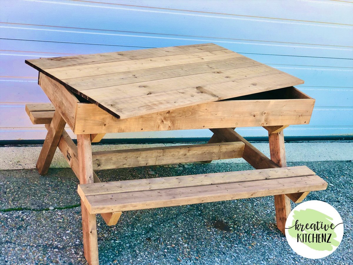 KKitchenz's tweet photo. This Classic 5 Ft. Classic and discovery table are on their way to a school in Keswick. Swipe to see the discovery table ✨ #mudkitchensontario #mudkitchencanada #outdoorplayspace #authenticplay https://t.co/MFnfVkTMf7