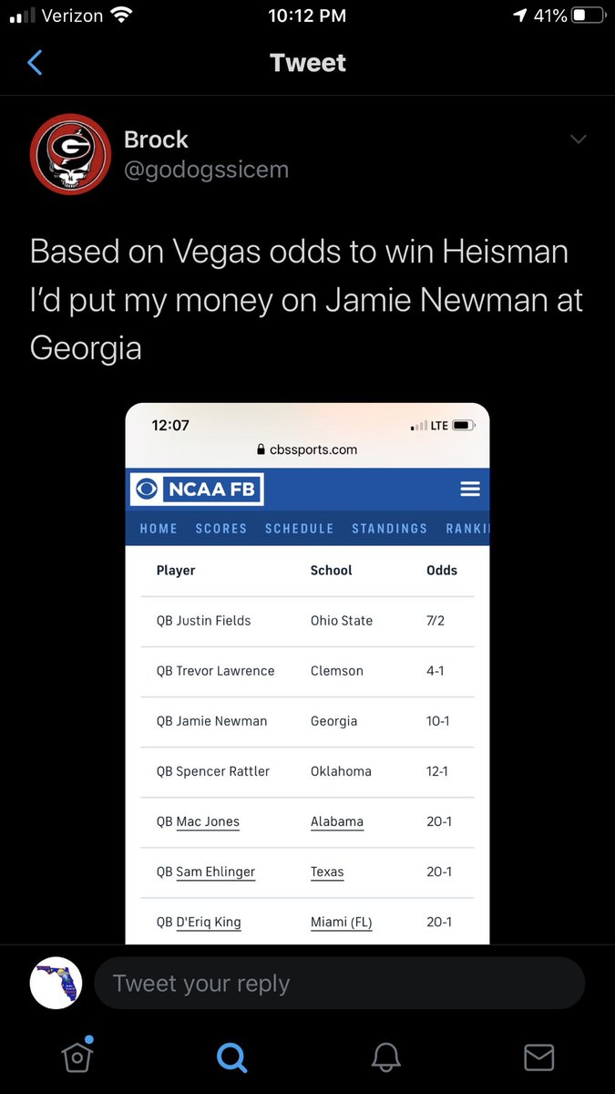 Assuming you followed through (since I know Georgia fans always follow through on their words), Las Vegas thanks you for the generous donation to help restart its economy.  https://twitter.com/godogssicem/status/1299016109333655560