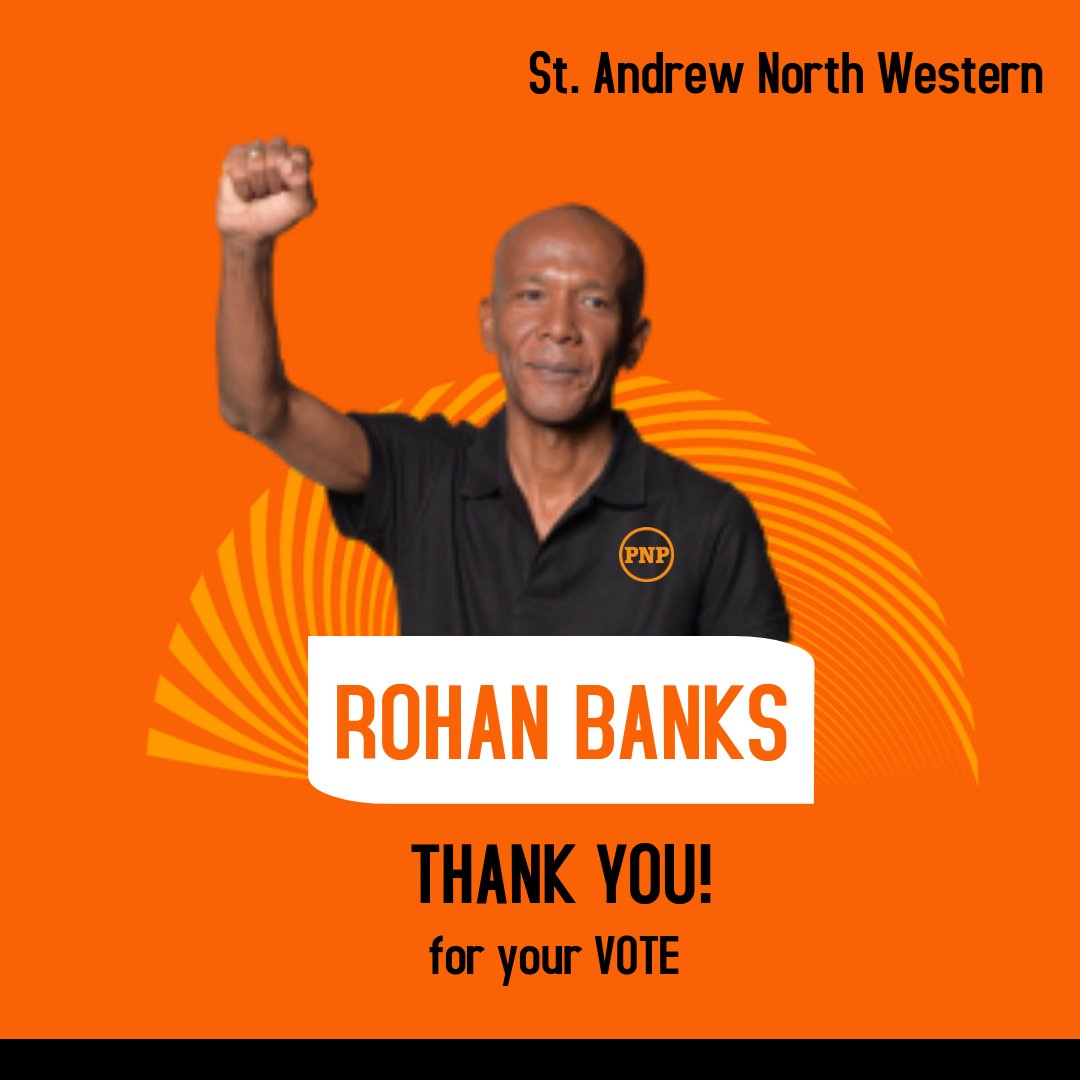 rohanbanksjm's tweet photo. Thank you!
#rohanbanks #pnpjamaica #sweepdemout #AbetterJamaica #buildingjamaica #jamaica #standrewnorthwestern #standrewnw #hughenden #havendale #chanceryhall #betterrepresentation #betterpolicies #betternorthwest https://t.co/4rKONF8q3p