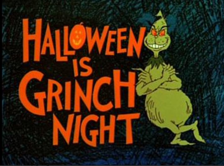 Duran__Wolf's tweet photo. Did anyone know the Grinch had a Halloween special? Well, now you do. https://t.co/kDIrhl9UyV