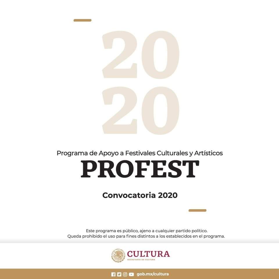 PCulturales's tweet photo. #Convocatoria 

📰 Se abre la convocatoria PROFEST 2020
El registro se podrá realizar del 1 al 16 de septiembre. Se otorgarán recursos desde 500 mil pesos hasta 2.5 millones de pesos.
Detalles 👉🏽 https://t.co/iPl28TpqP5 https://t.co/f0vTs4tOe1