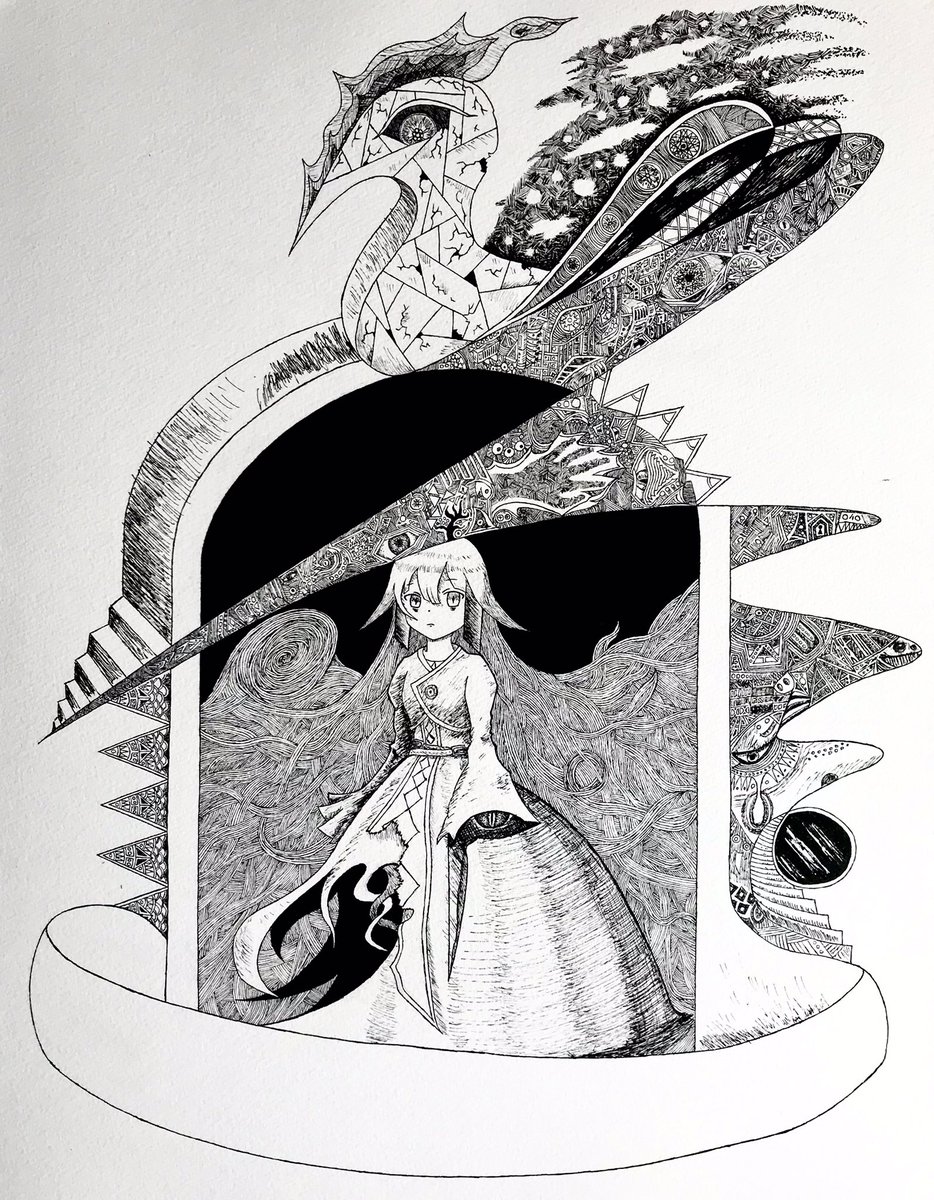 絵の進捗です だいぶ完成が近づいてきました 進捗 ペン画 イラスト ぽん頃ろの漫画 絵の進捗です だいぶ完成が近づいてきました 進捗 ペン画 イラスト ぽん頃ろの漫画