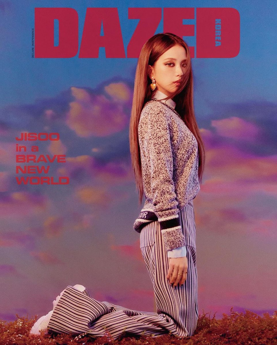 JISOO for the cover of DAZED Korea's 155th Edition! #BLACKPINK