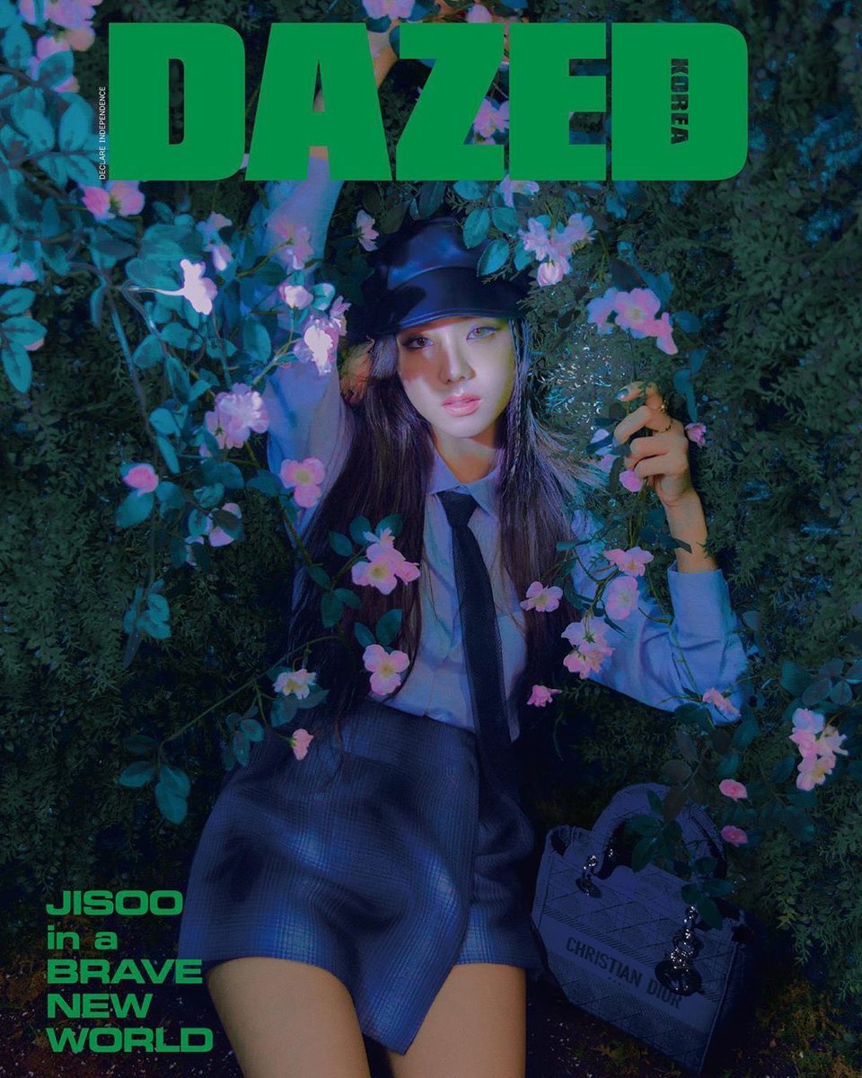 JISOO for the cover of DAZED Korea's 155th Edition! #BLACKPINK