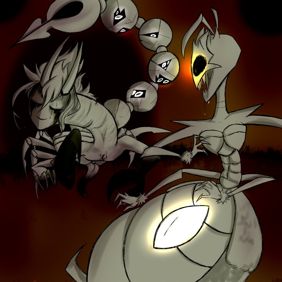 sweetness_jules's tweet photo. #HHShowtime

''Intruder''

\\ I love them so much, my god

#HHOC #HazbinHotelOC https://t.co/YsbOFdqLfT