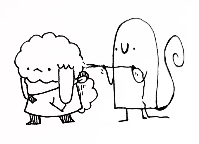 ウール(バレたら怒られる)
#イラスト #らくがき 