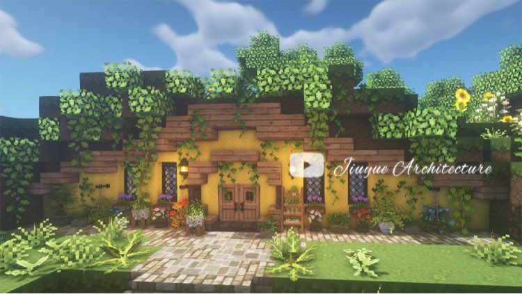 Jiuyue Jiuyue Architecture Welcome To Tuscany Hobbit Hole Full Video Is Here T Co Opgdphfbxl Minecraft Timelapse Cottagecore Aesthetic Minecraftcrafter Resourcepack Shaders Minecraft建築コミュ Minecraft内装コミュ
