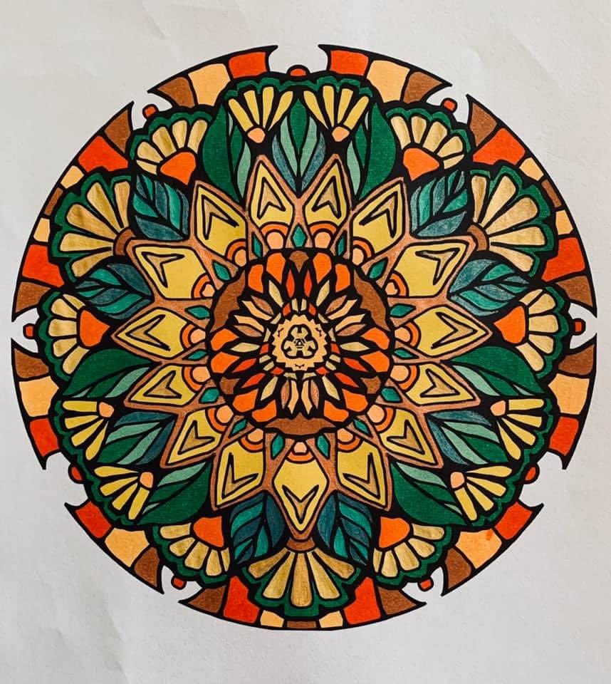 #CherylColors #mandala #coloringbooks on #amazon link in bio 👆👆👆