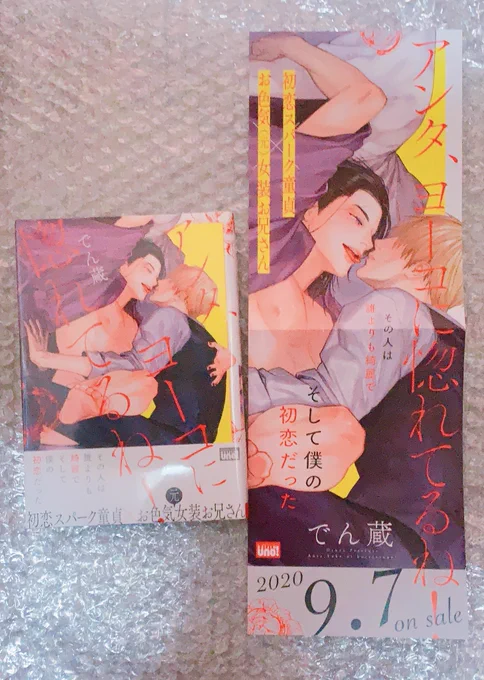 それで見てくださいよ!こちらが本題なんですよ!一足お先に見本誌(左)を頂戴したのですが…なんと!ポスター(右)まで作って頂いて…!超カッコよくないですか…私の大好きな変形縦長ポスターだ…嬉し…嬉し… 
