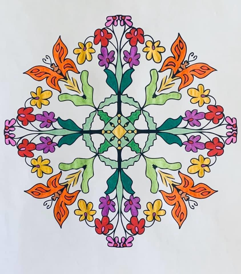 #CherylColors #mandala #butterfly #coloringbooks on #amazon link in bio 👆🌸👆