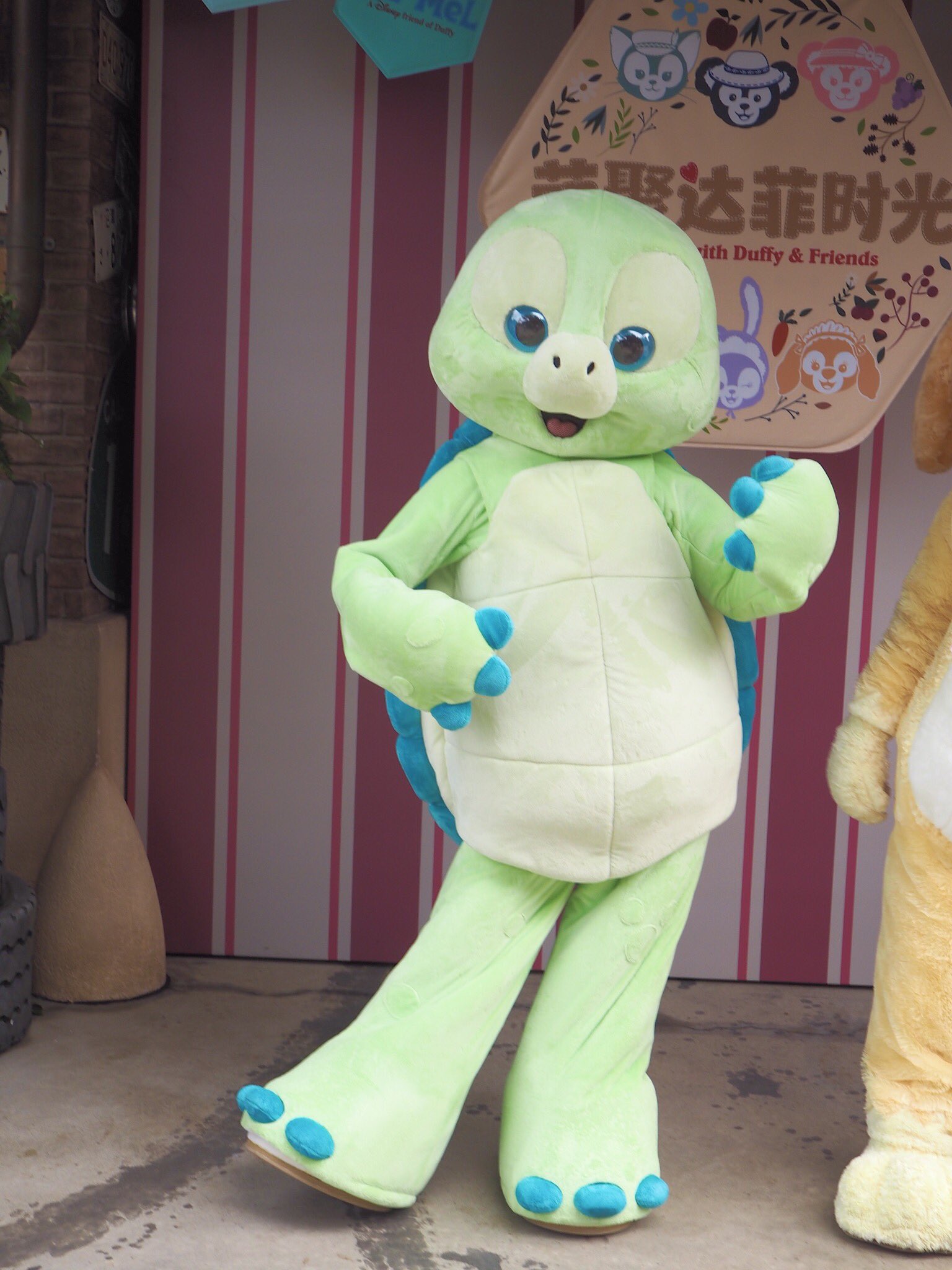 Chy Sh 亀のポーズ オルメル 上海ディズニー オルくん実物に会ってみたらあまり足の長さに気にしなかった T Co Fcfnqfaqx1 Twitter