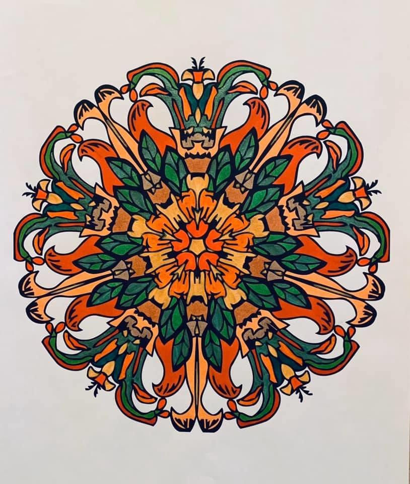 #CherylColors #mandala #coloringbooks on #amazon link in bio 👆❤️👆