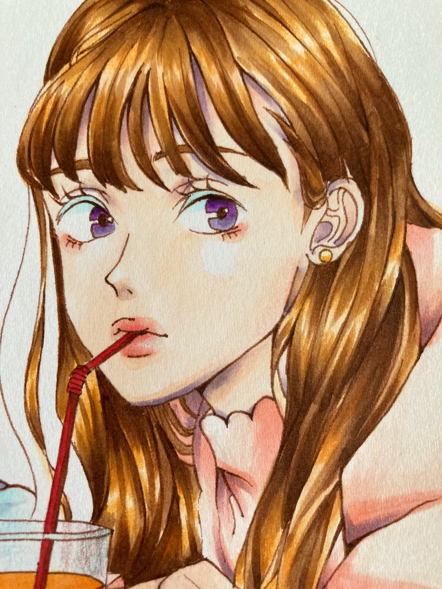マカロニ 男女イラストに挑戦 こんなことした事ないけどねっ イラスト アナログイラスト コピック コピック イラスト イラスト好きな人と繋がりたい 絵描きさんと繋がりたい 画輪 芸術同盟 Illustration Drawing Ilustracion Dibujos